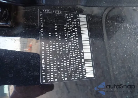 2024 Volkswagen Tiguan 2.0T S z USA, uszkodzony, nr VIN 3VVFB7AX0RM114553